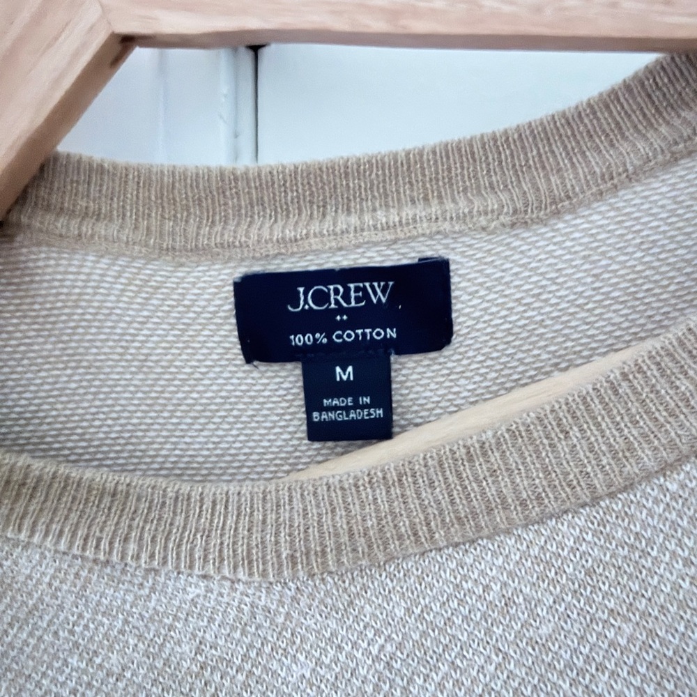 J. Crew Factory Light Brown Cotton T shirt